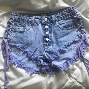 High Waisted Jean Shorts